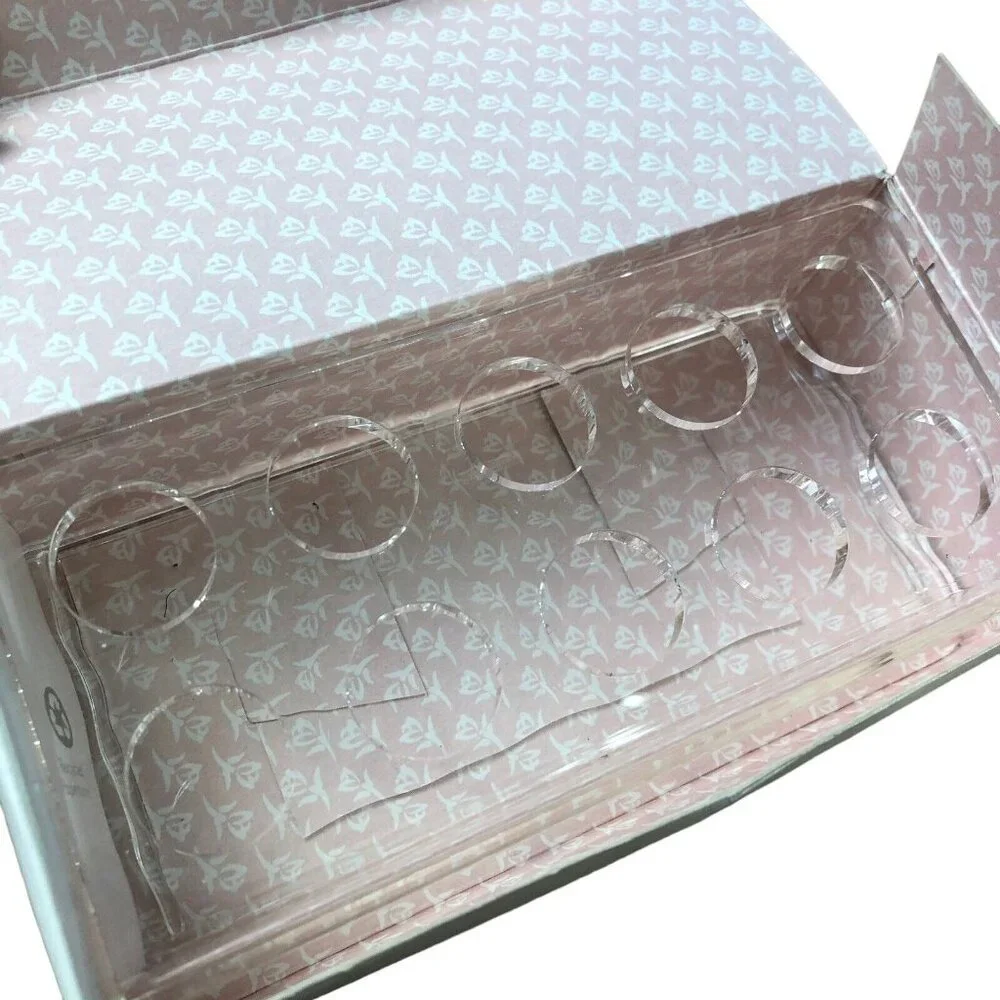 Mary Kay Lipstick Holder Clear Acrylic 10 Holes In Box